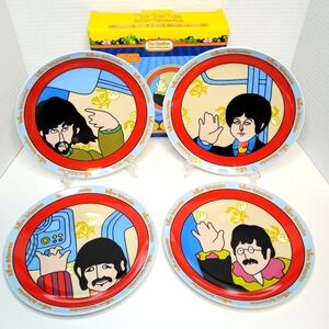Beatles Yellow Submarine Salad Plates Set of 4